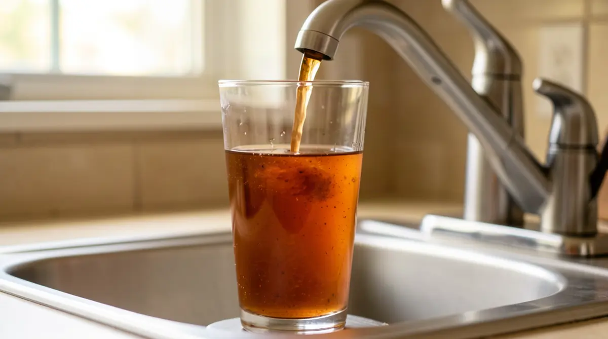 Brown well water causes and treatment for South Carolina homes