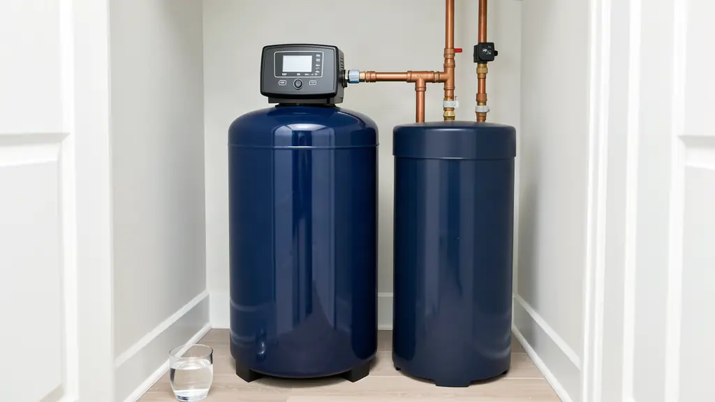 How a water softener works through ion exchange